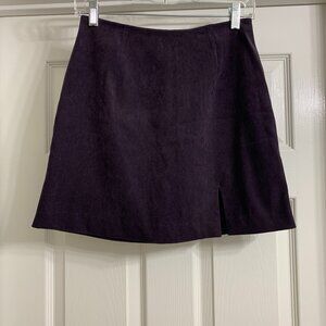 Compagnie Internationale Express Brand Women's Eggplant Color Skirt, Size 5/6